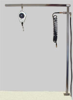 Pneumatic bottle capper stand