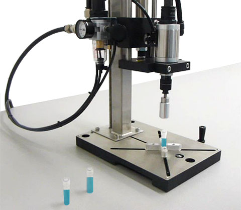 SA Benchtop Capping Machine provides outstanding repeatable torque accuracy