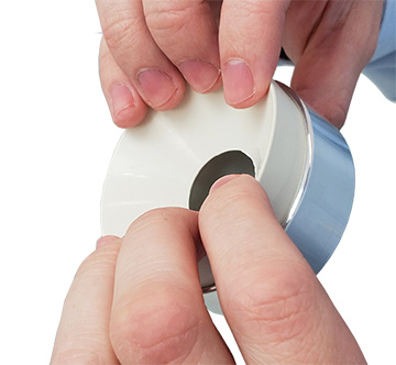 liners are press fit into a chuck