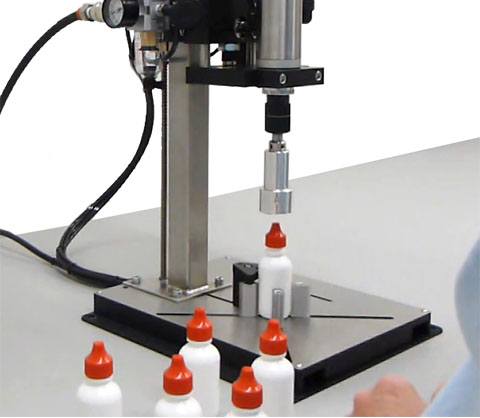 SA Benchtop Capping Machine provides outstanding repeatable torque accuracy